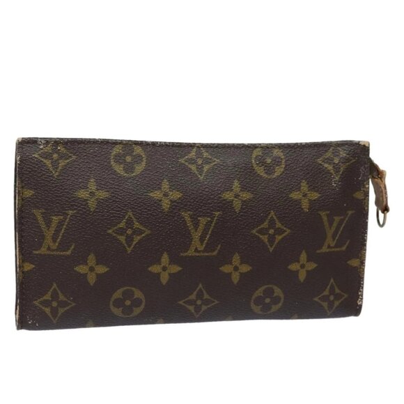 LOUIS VUITTON Monogram Bucket GM Pouch Accessory Pouch LV Auth 78579 - Picture 1 of 16